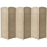 6-Panel Room Divider - Sorbus Home